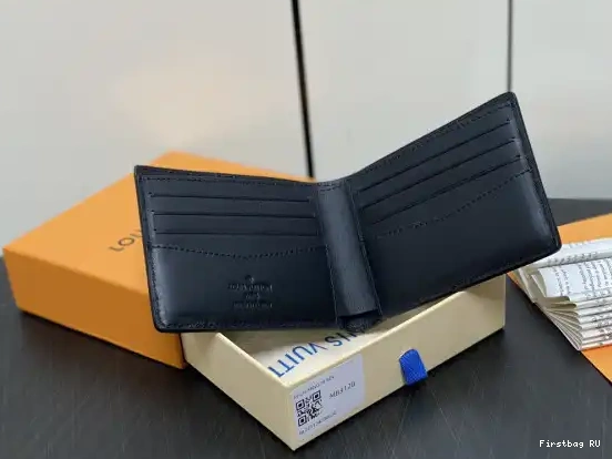 First bag VUITTON SLENDER LOUIS WALLET-11*8.5*2CM 0604